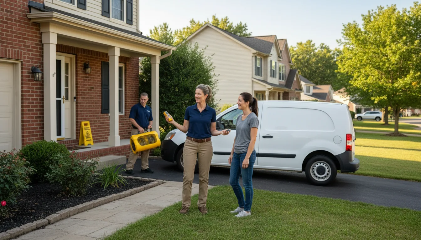 Water restoration image for Fire And Smoke Damage Restoration in Belleville, WI